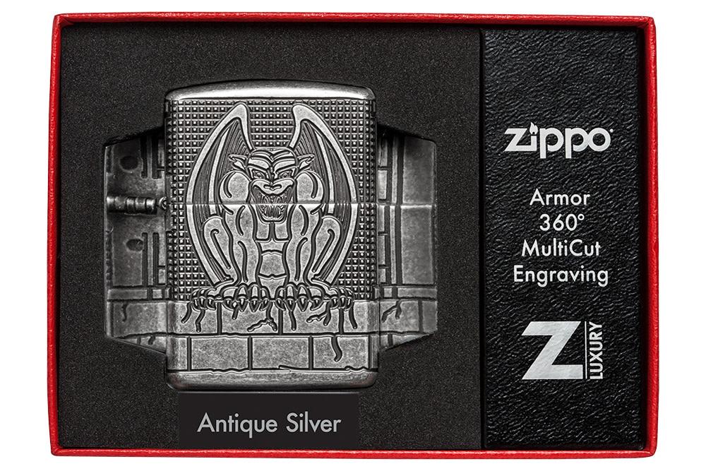 Armor® Antique Silver Gargoyle