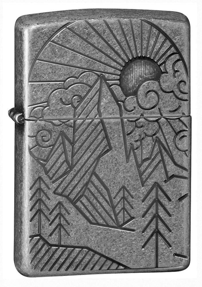 Armor® Antique Silver Mountain Design