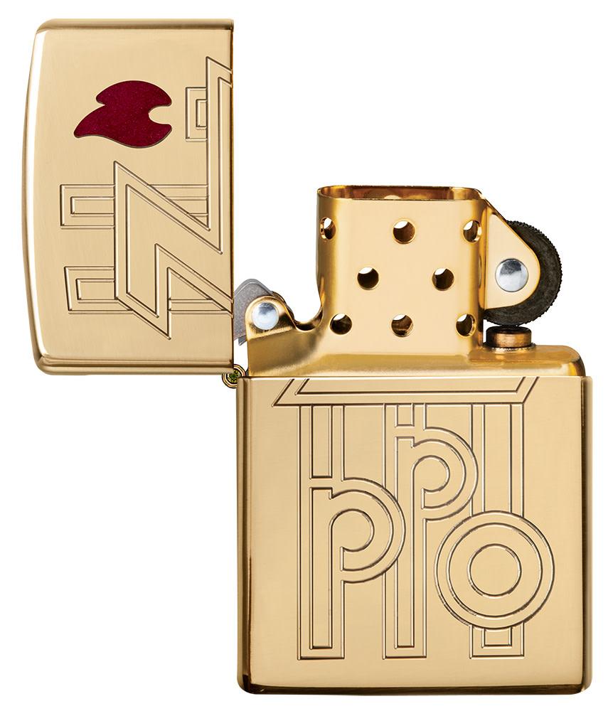 Armor® High Polished Brass Abstract Logo