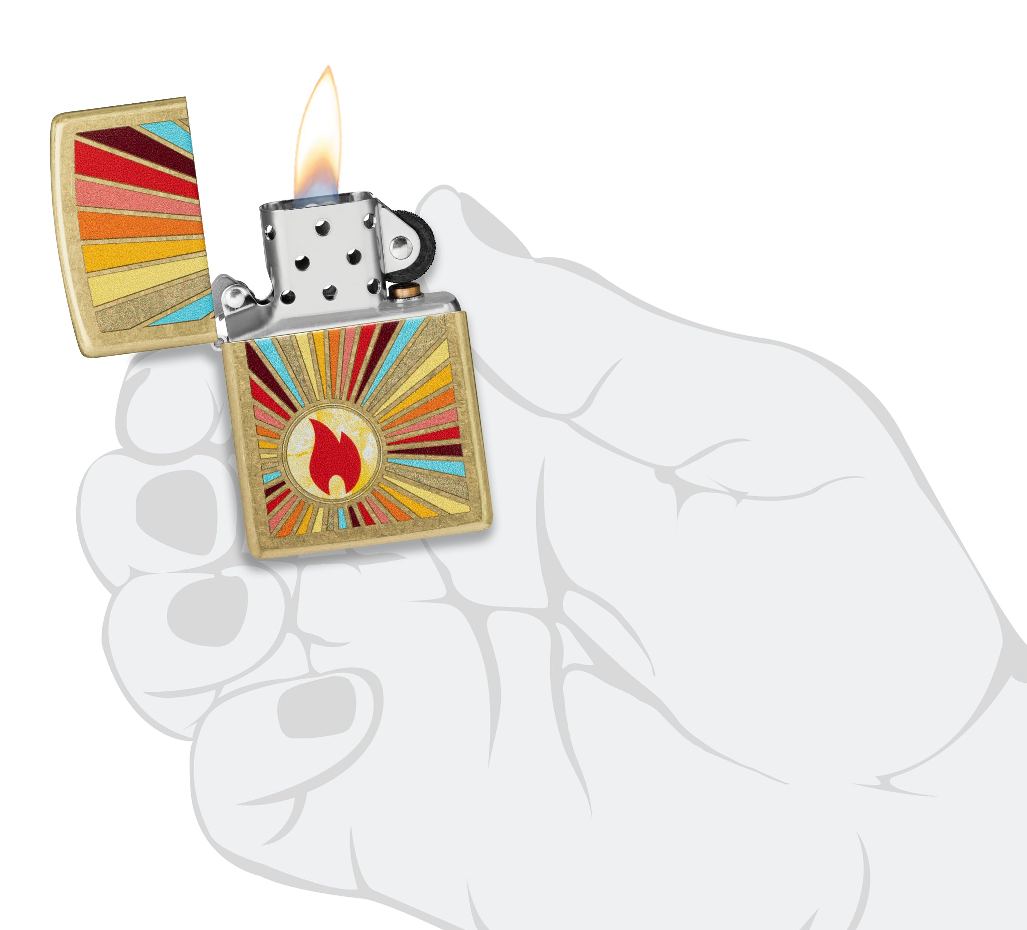 Beaming Flame Design