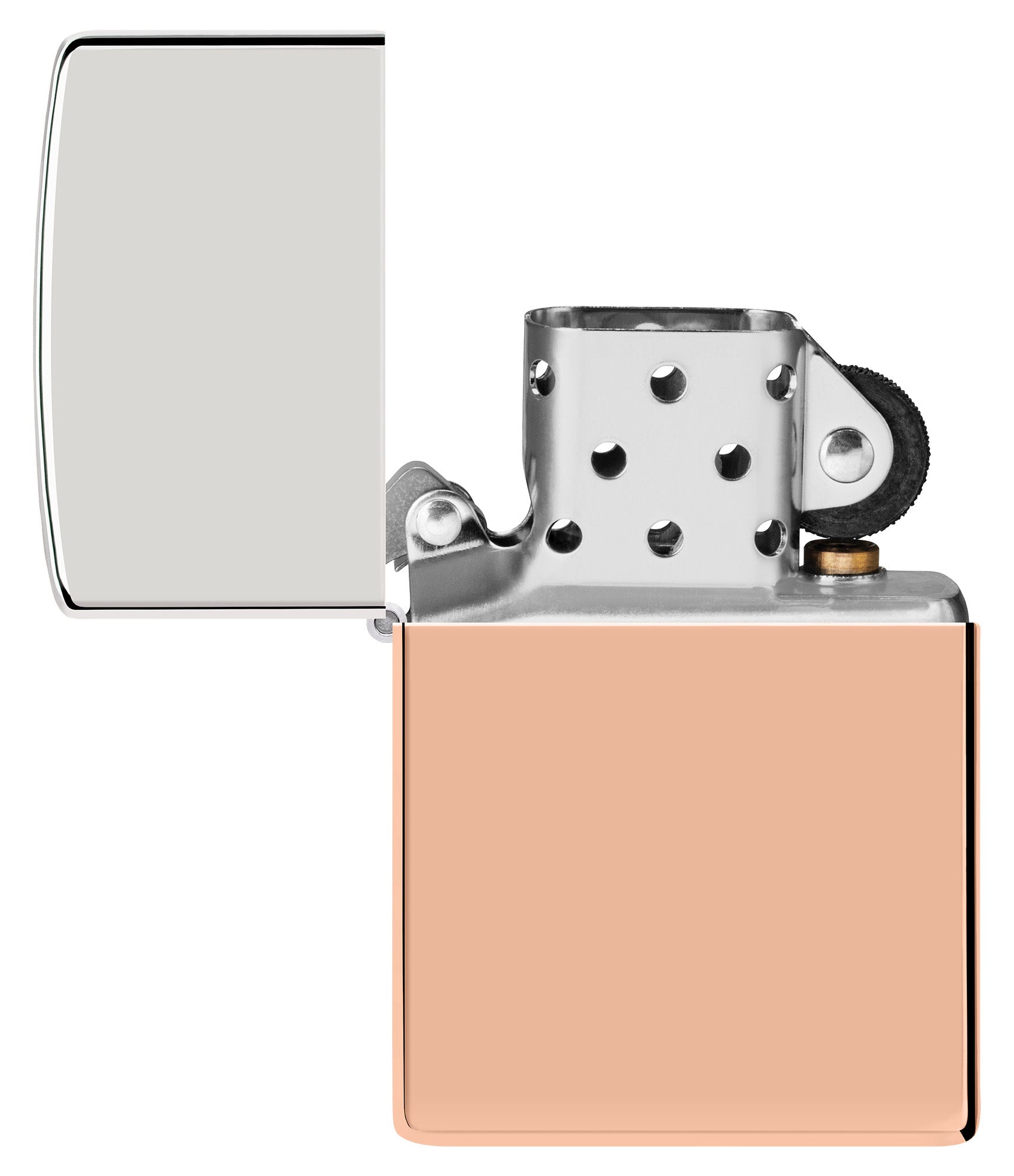 Bimetal Case Lighter - Sterling Silver Lid