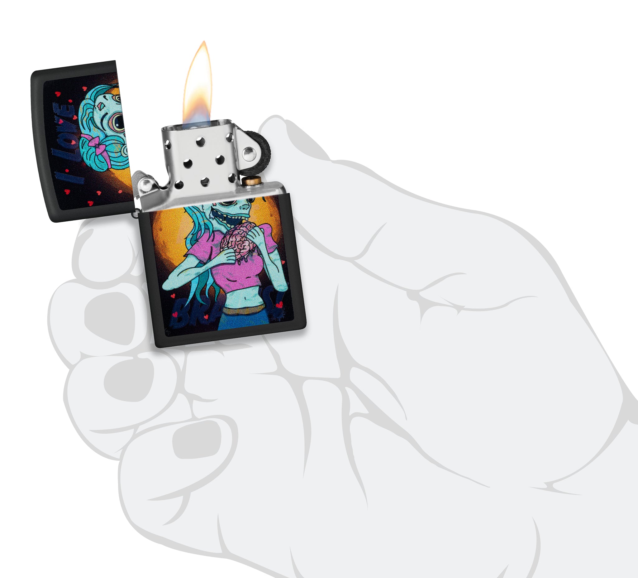 Black Light Brainiac Design