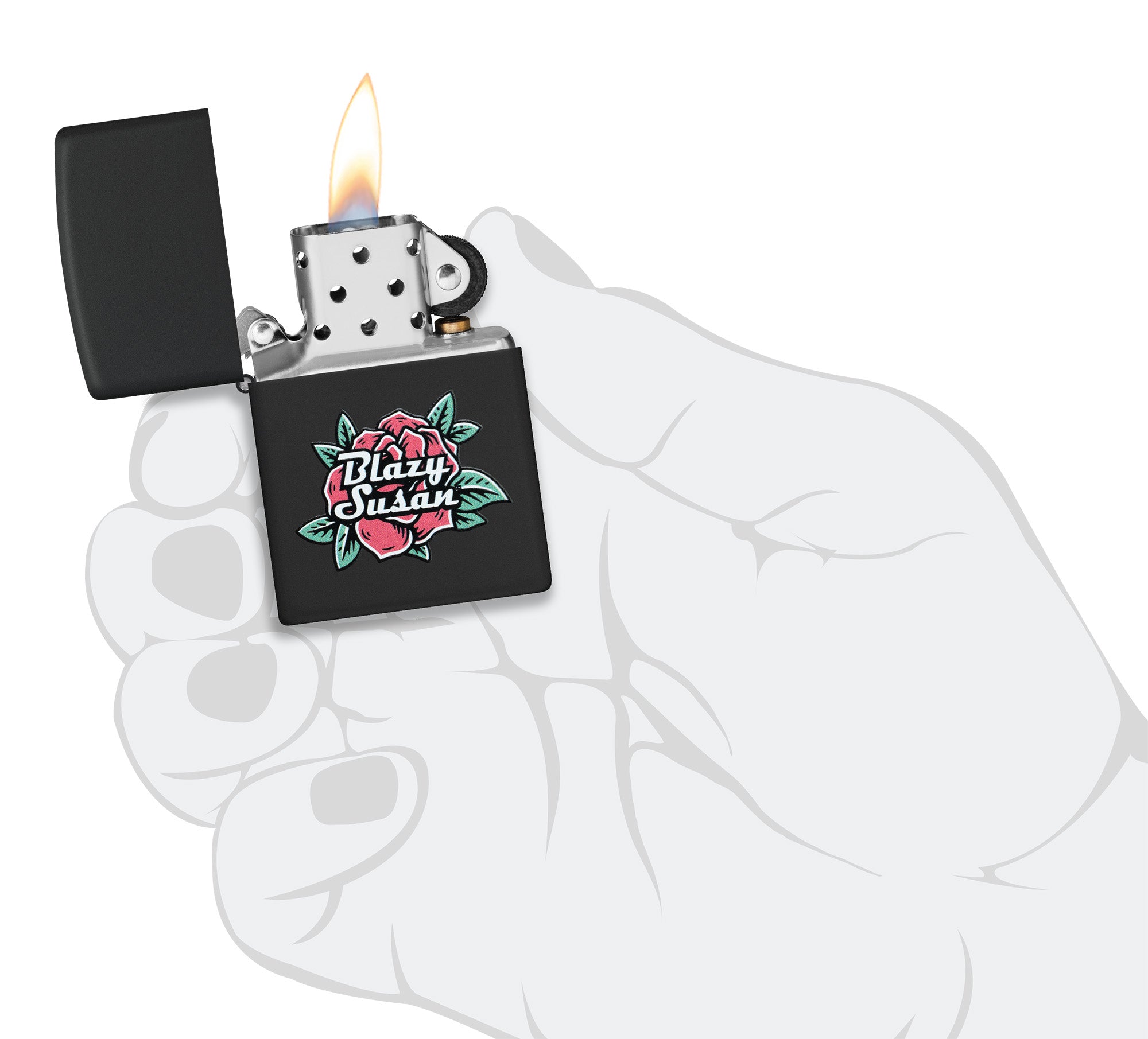 Blazy Susan™ Rose Design