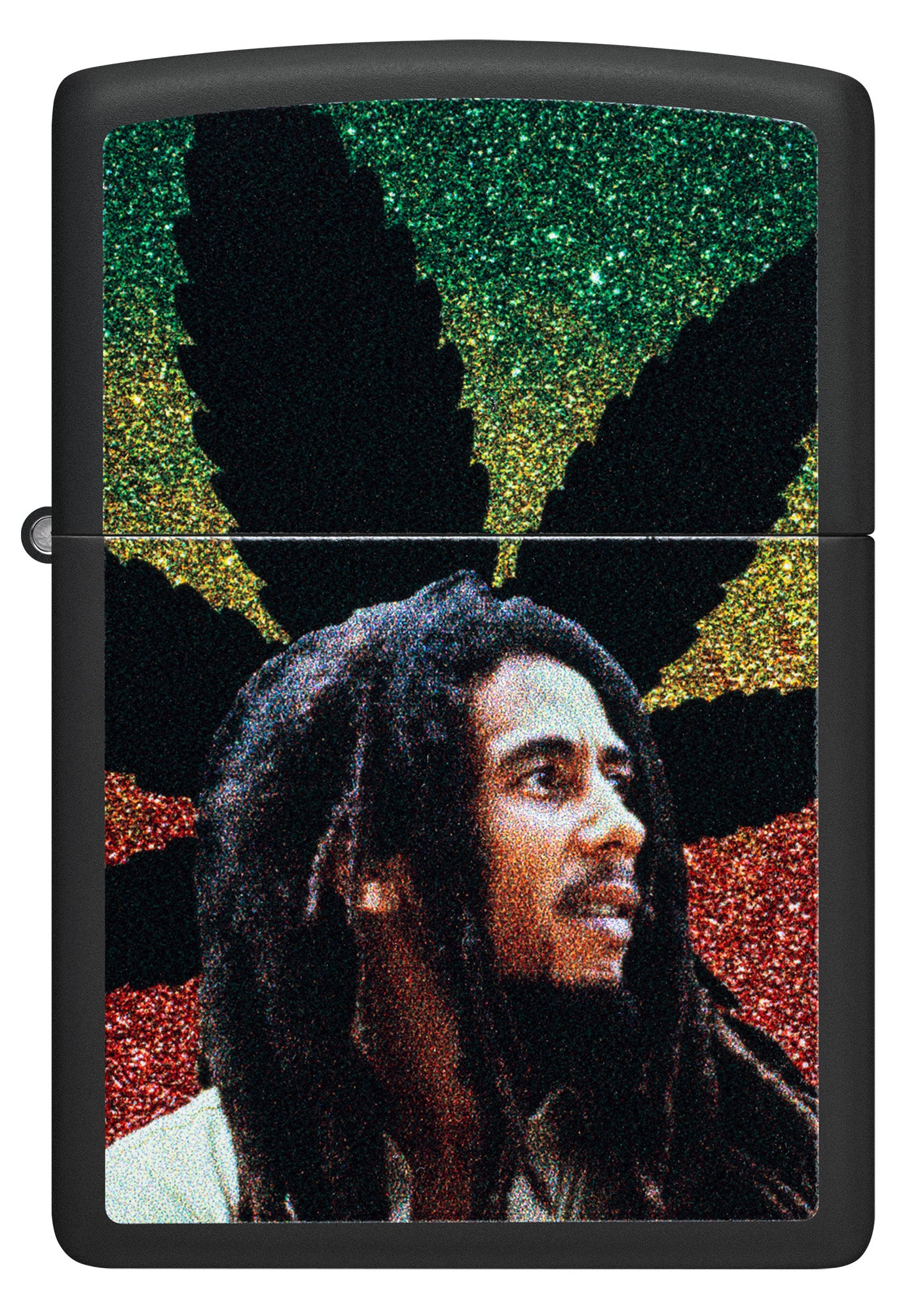 Bob Marley Leaf Silhouette Design
