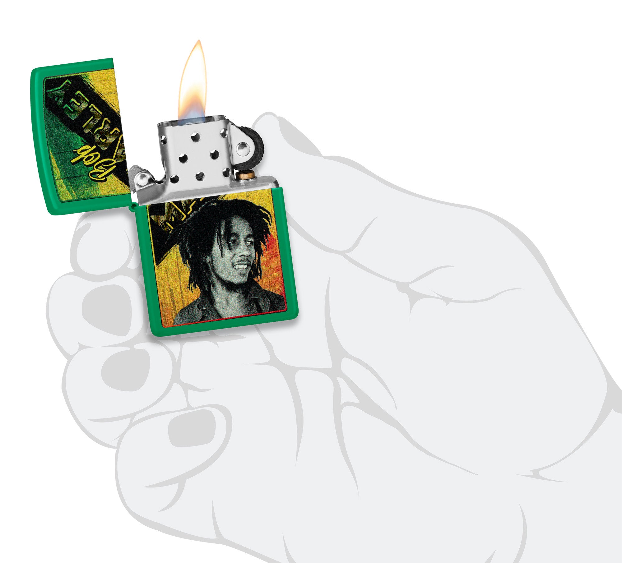 Bob Marley Grass Green Design