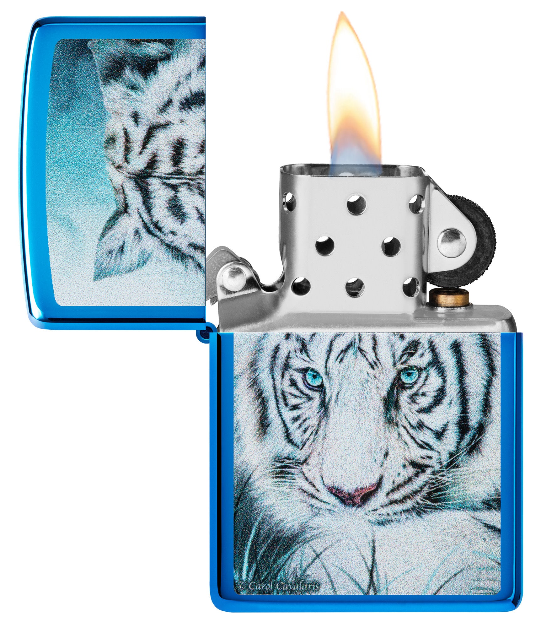 Carol Cavalaris White Tiger Design