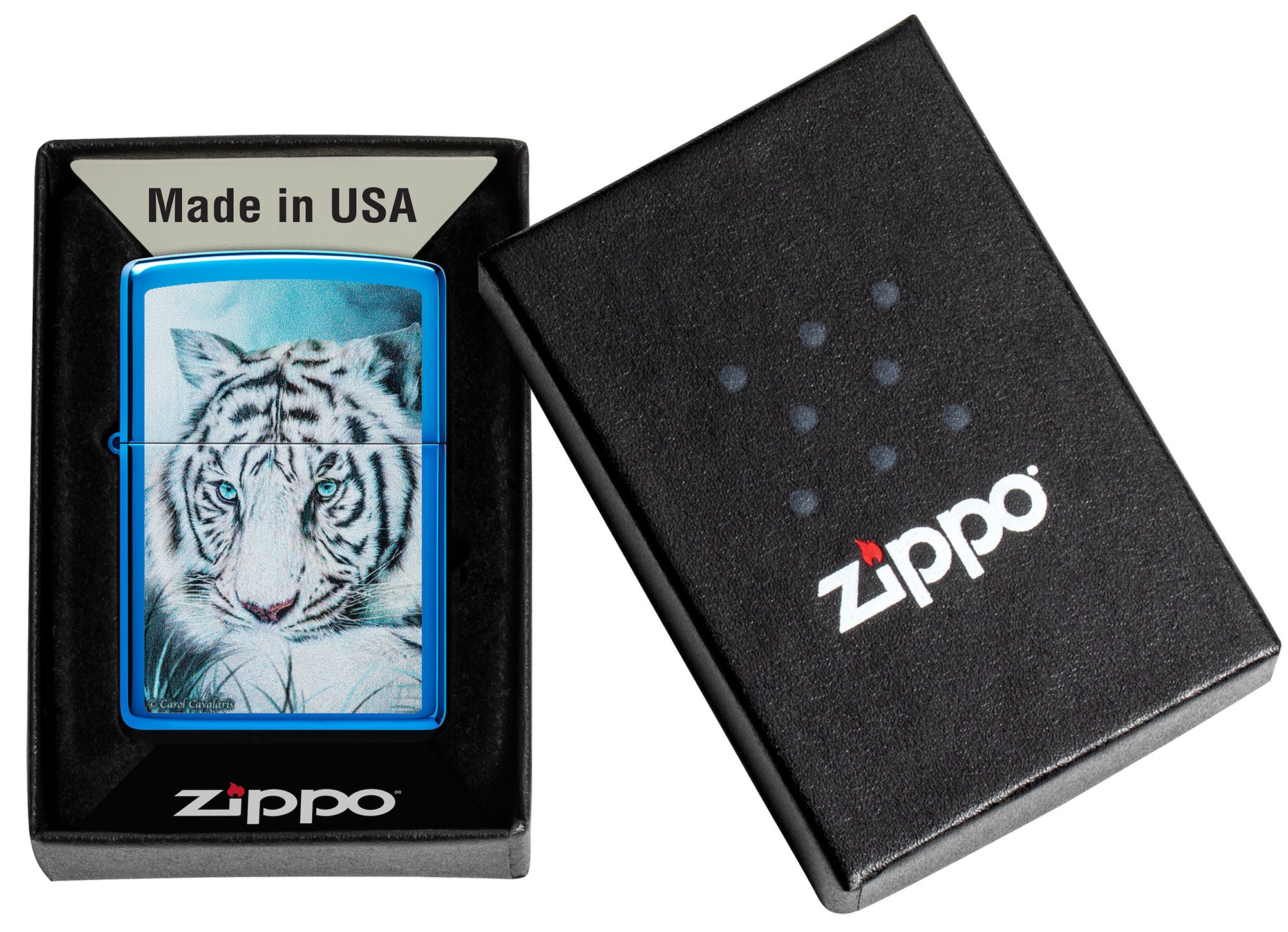 Carol Cavalaris White Tiger Design