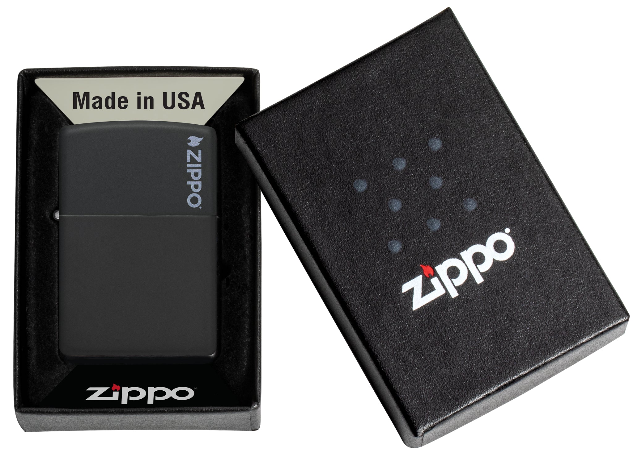 Classic Black Matte with Zippo Logo
