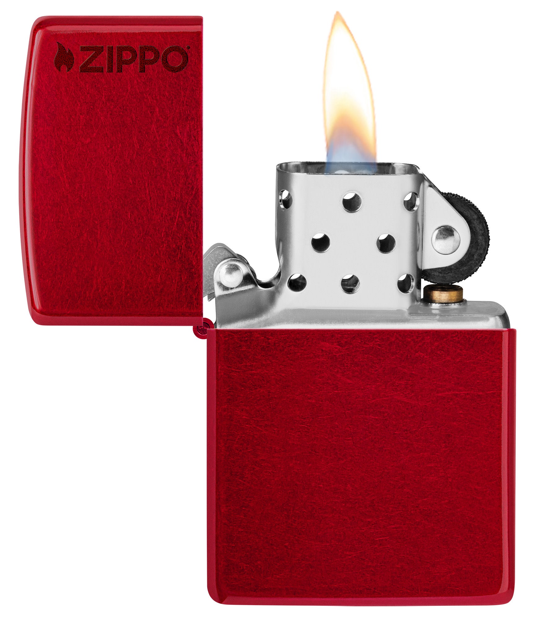 Classic Candy Apple Red™ Zippo Logo