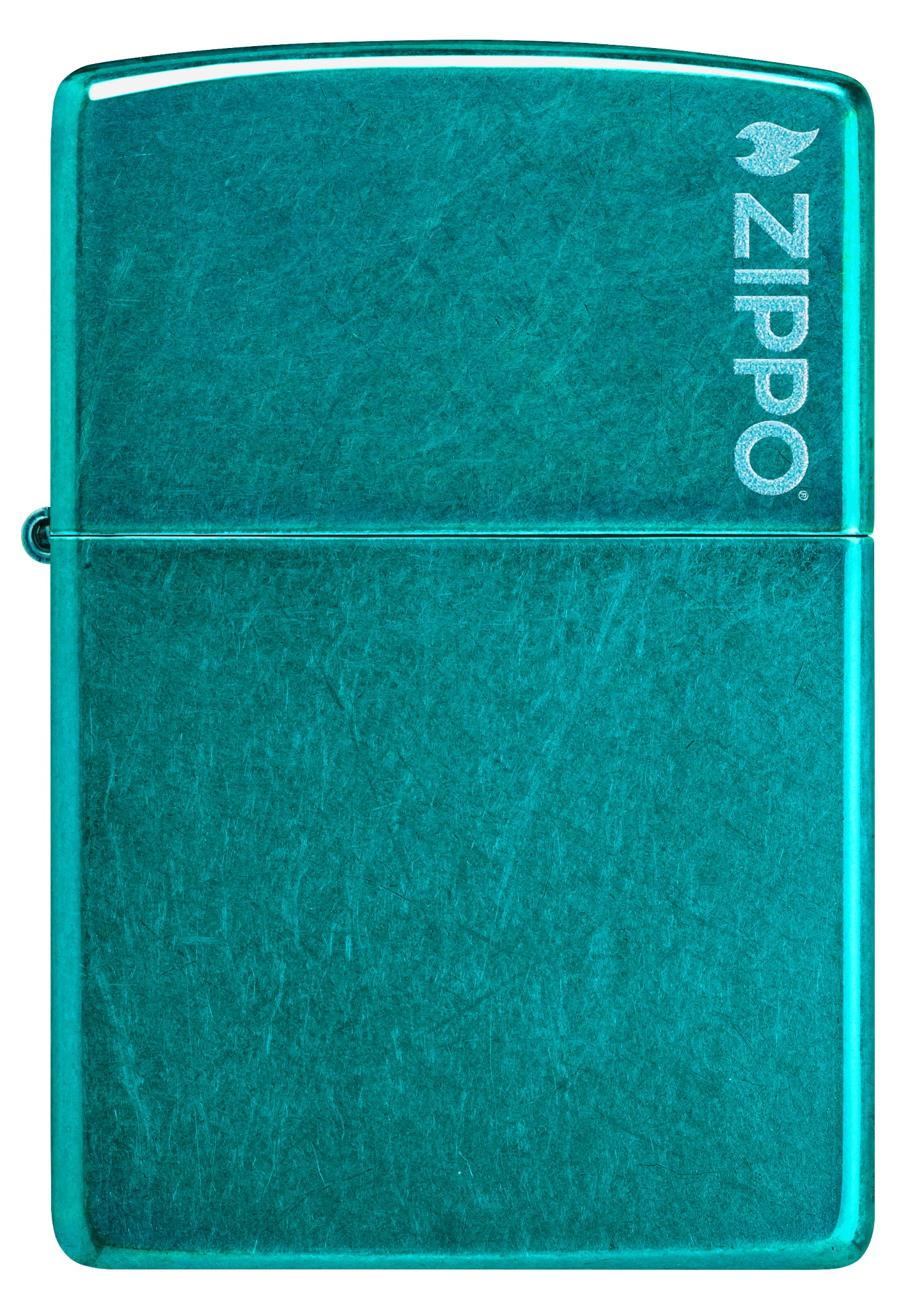 Classic Candy Teal Zippo Logo