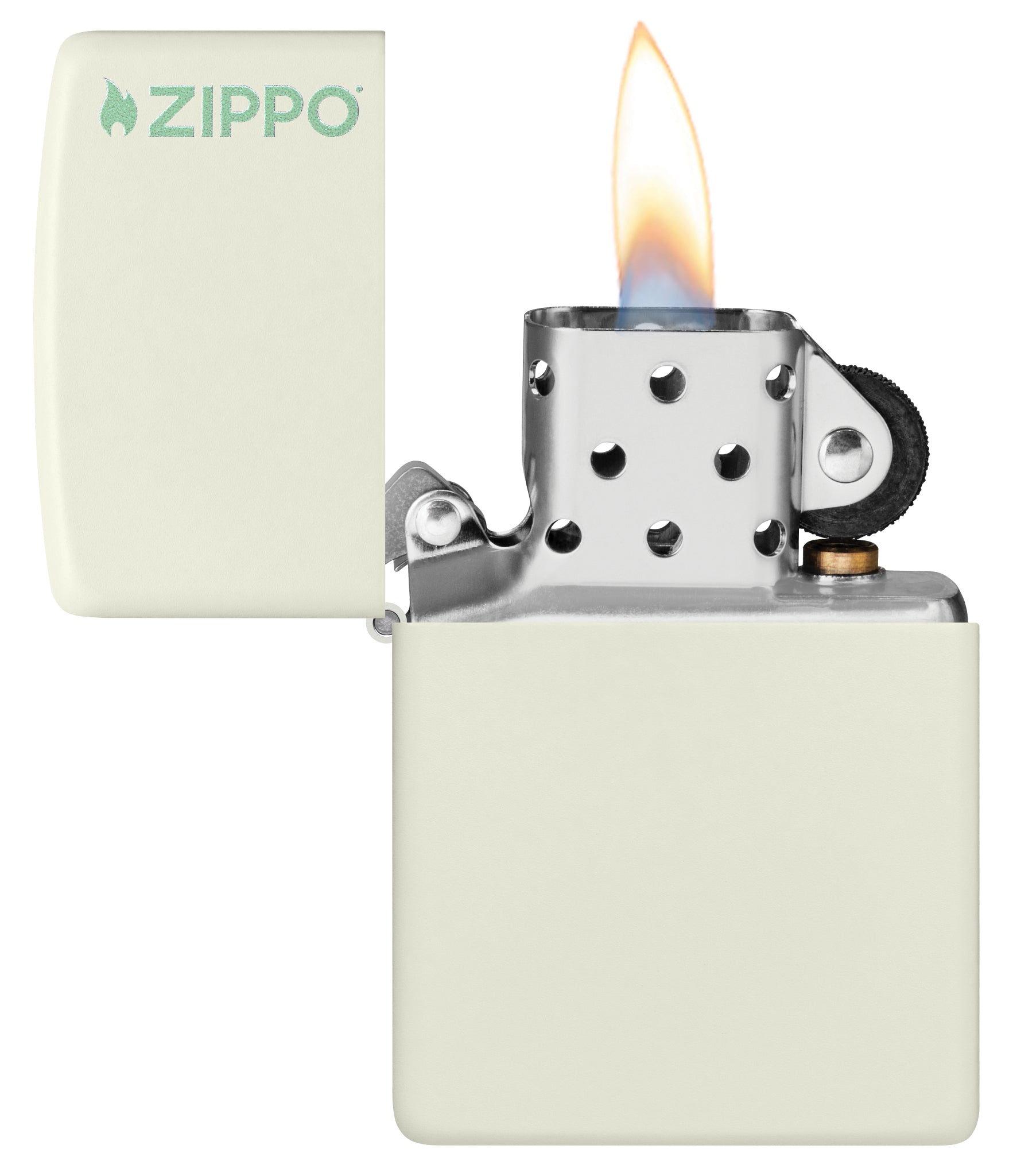 Classic Glow In The Dark Zippo Logo
