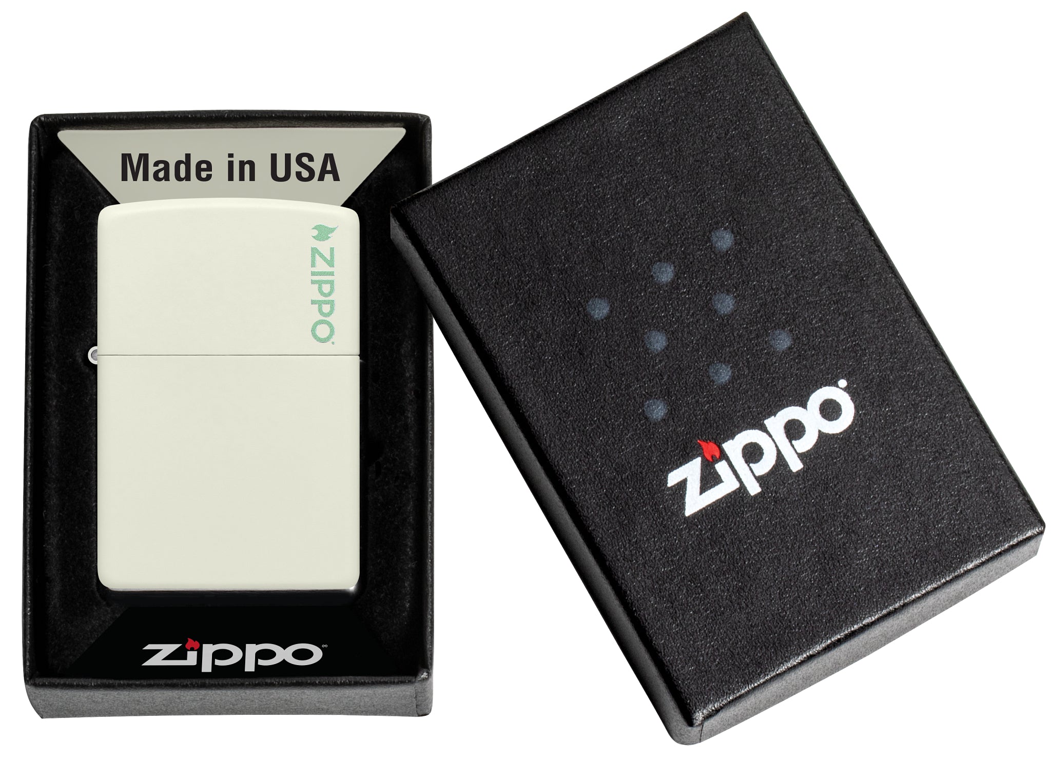 Classic Glow In The Dark Zippo Logo