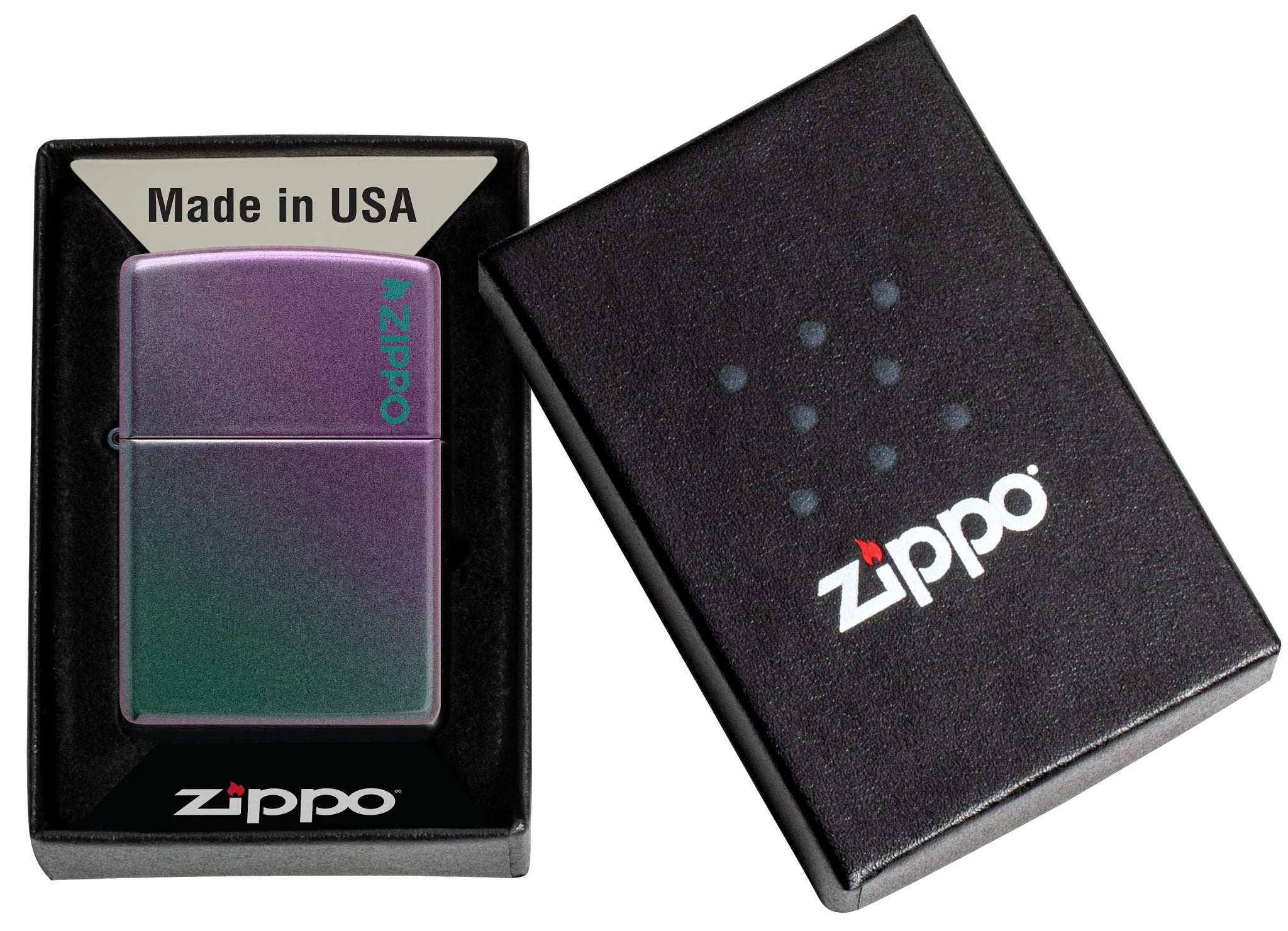 Classic Iridescent Zippo Logo