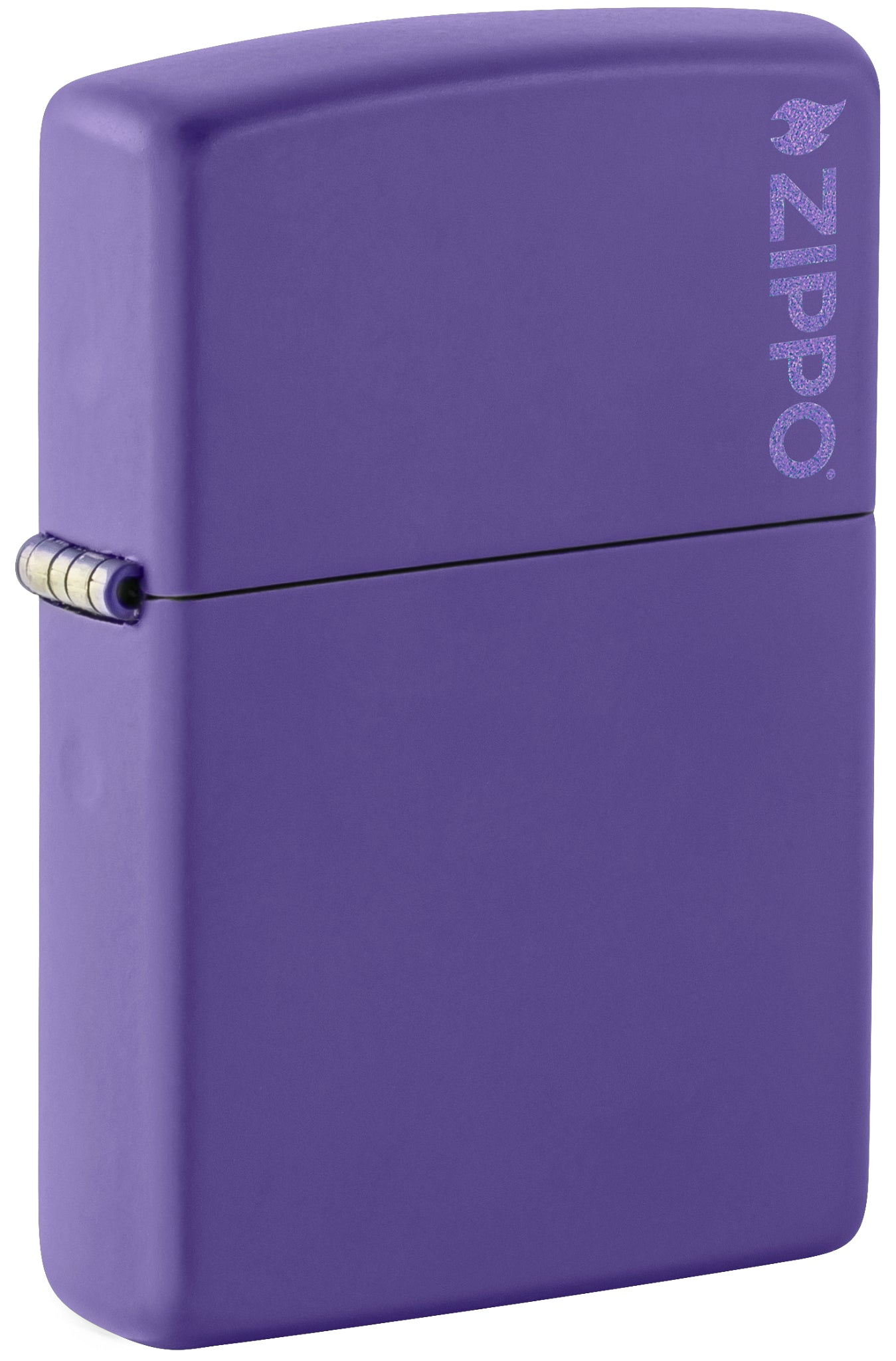 Classic Purple Matte Zippo Logo