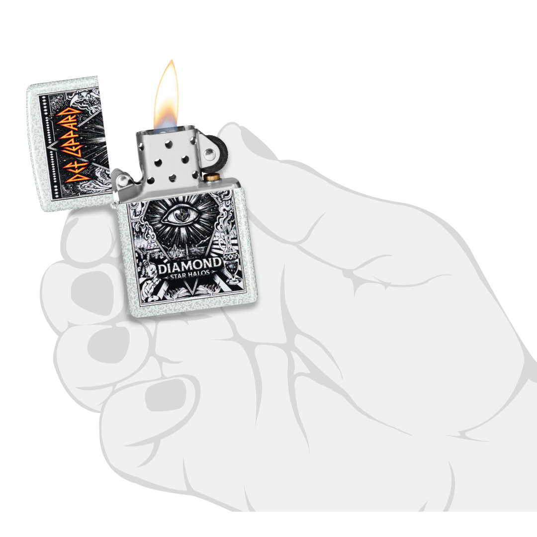 Def Leppard Diamond Star Halos Design