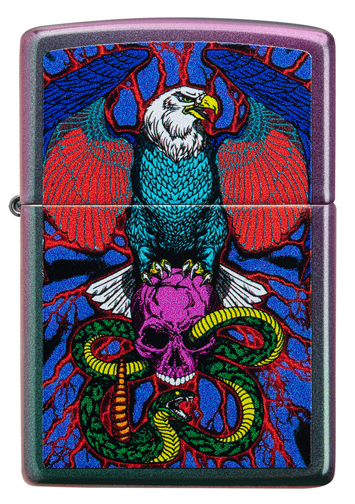 Eagle, Snake, Skull Design