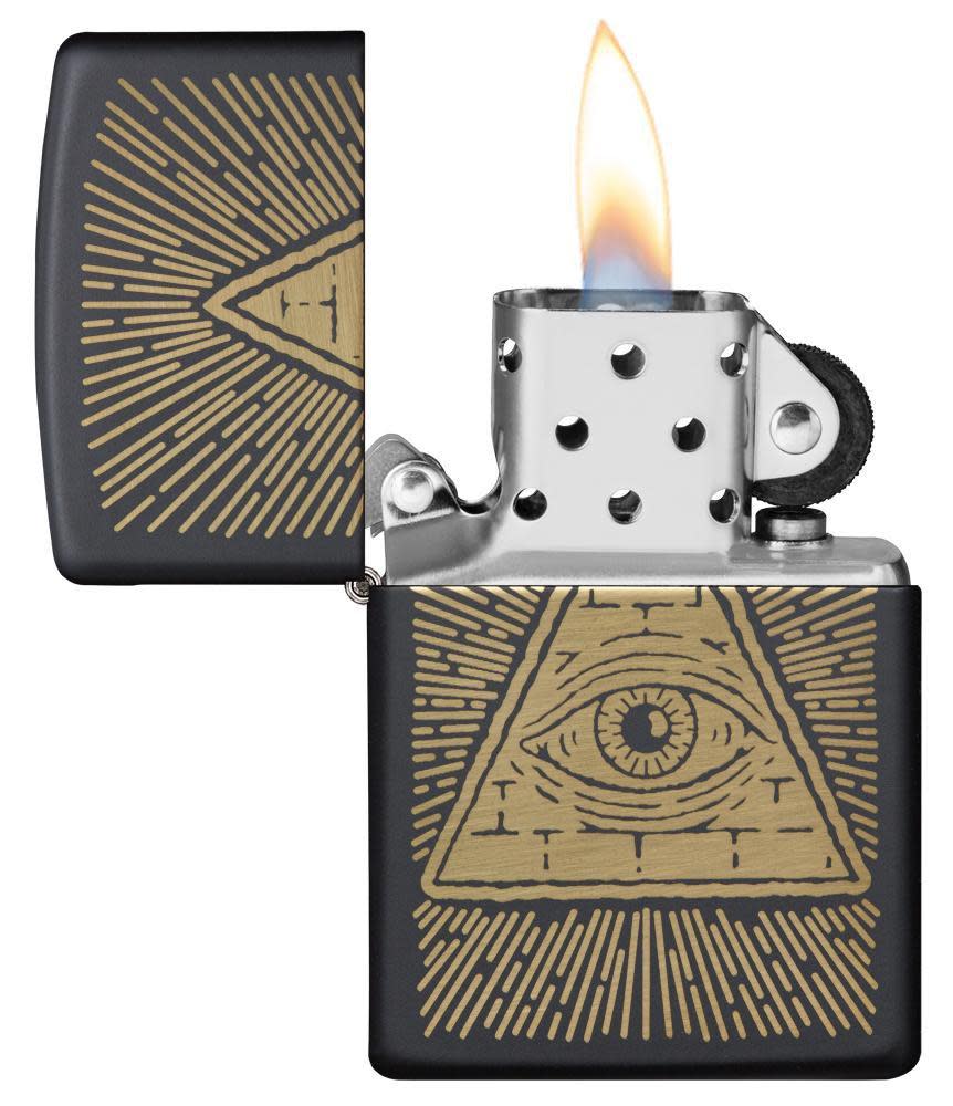 Eye of Providence Black Matte Design