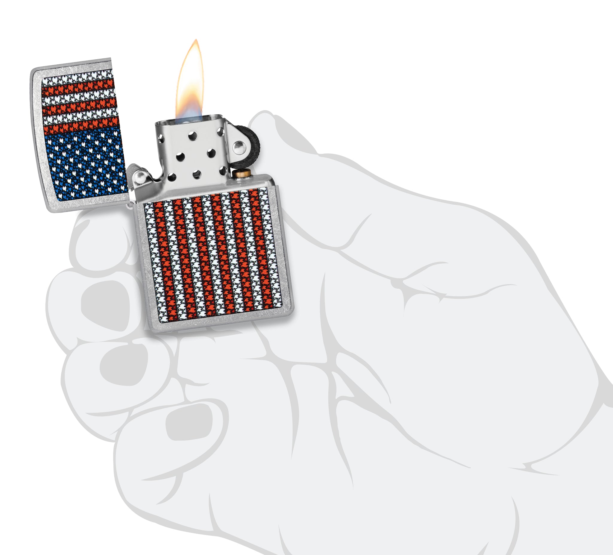 Flame Spangled Banner Design