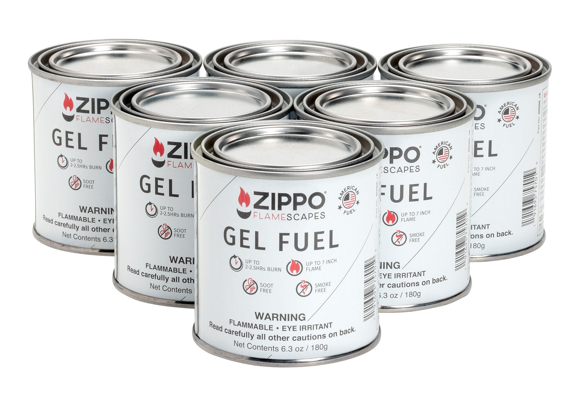 Zippo FlameScapes® Gel Fuel 180g (6 pack, Standard)