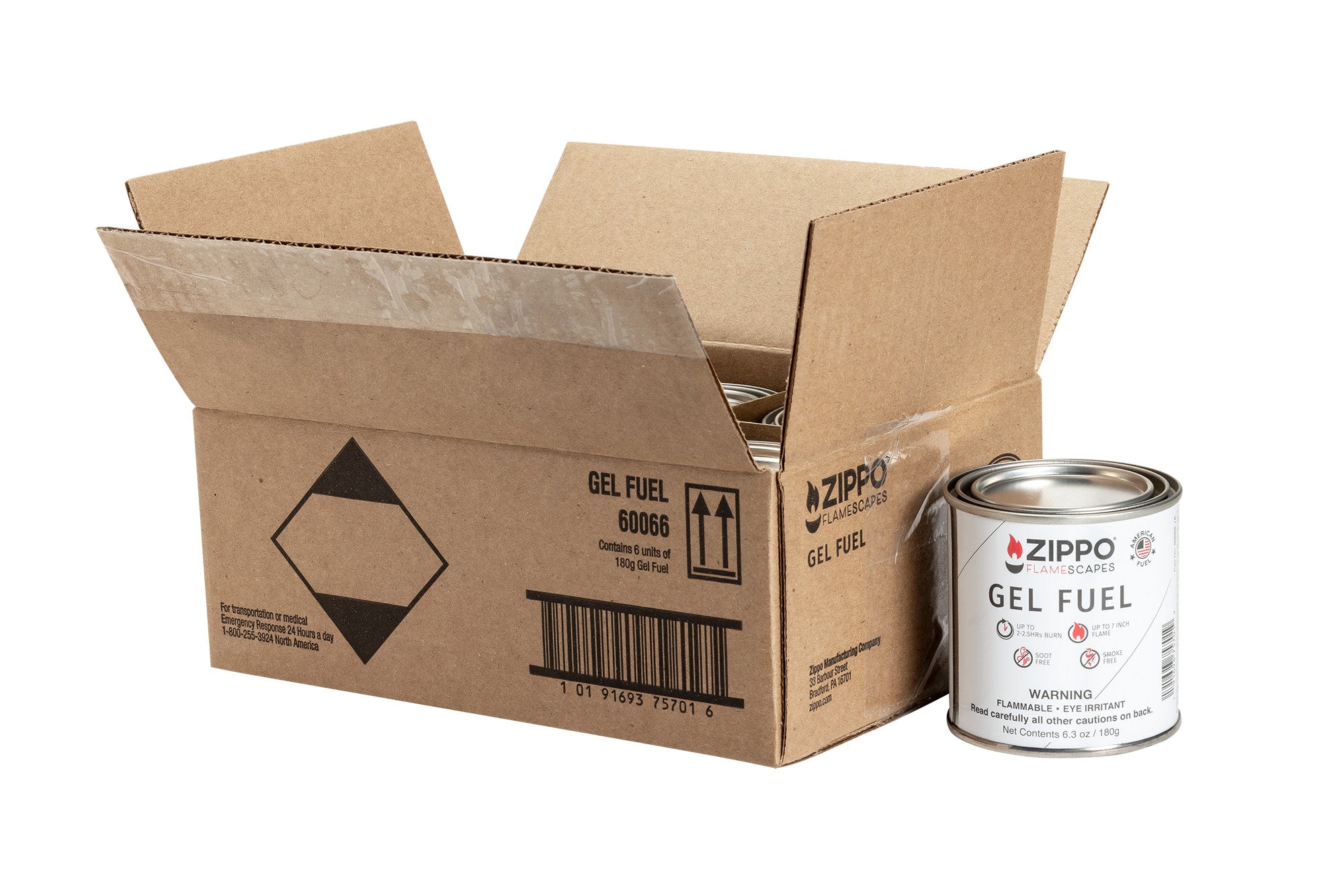 Zippo FlameScapes® Gel Fuel 180g (6 pack, Standard)
