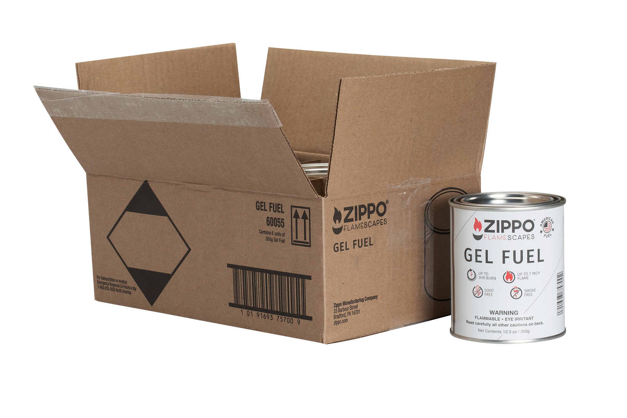 Zippo FlameScapes® Gel Fuel 350g (6 pack, XL)