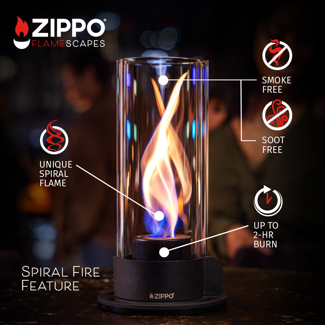 FlameScapes® Spiral Fire Feature with Fuel
