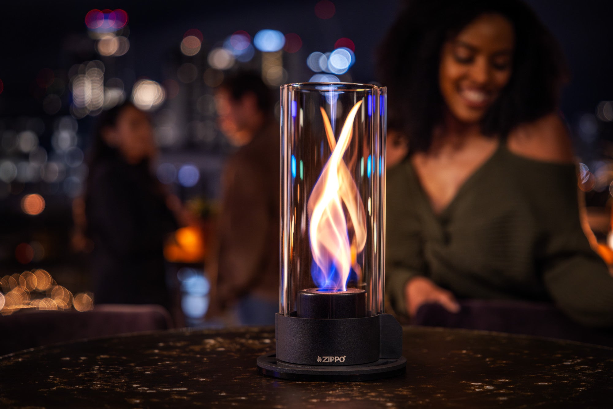 FlameScapes® Spiral Fire Feature with Fuel