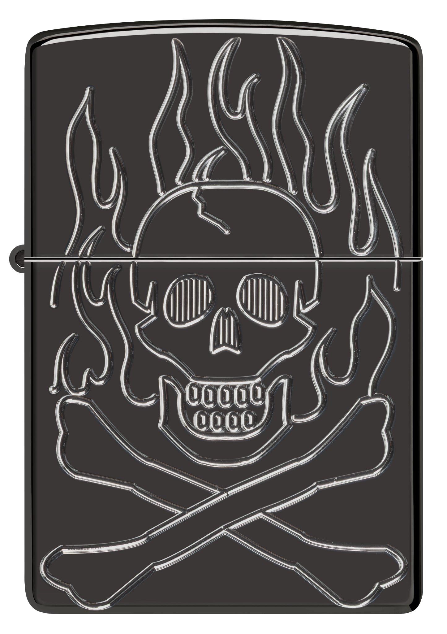 Flaming Skull Design