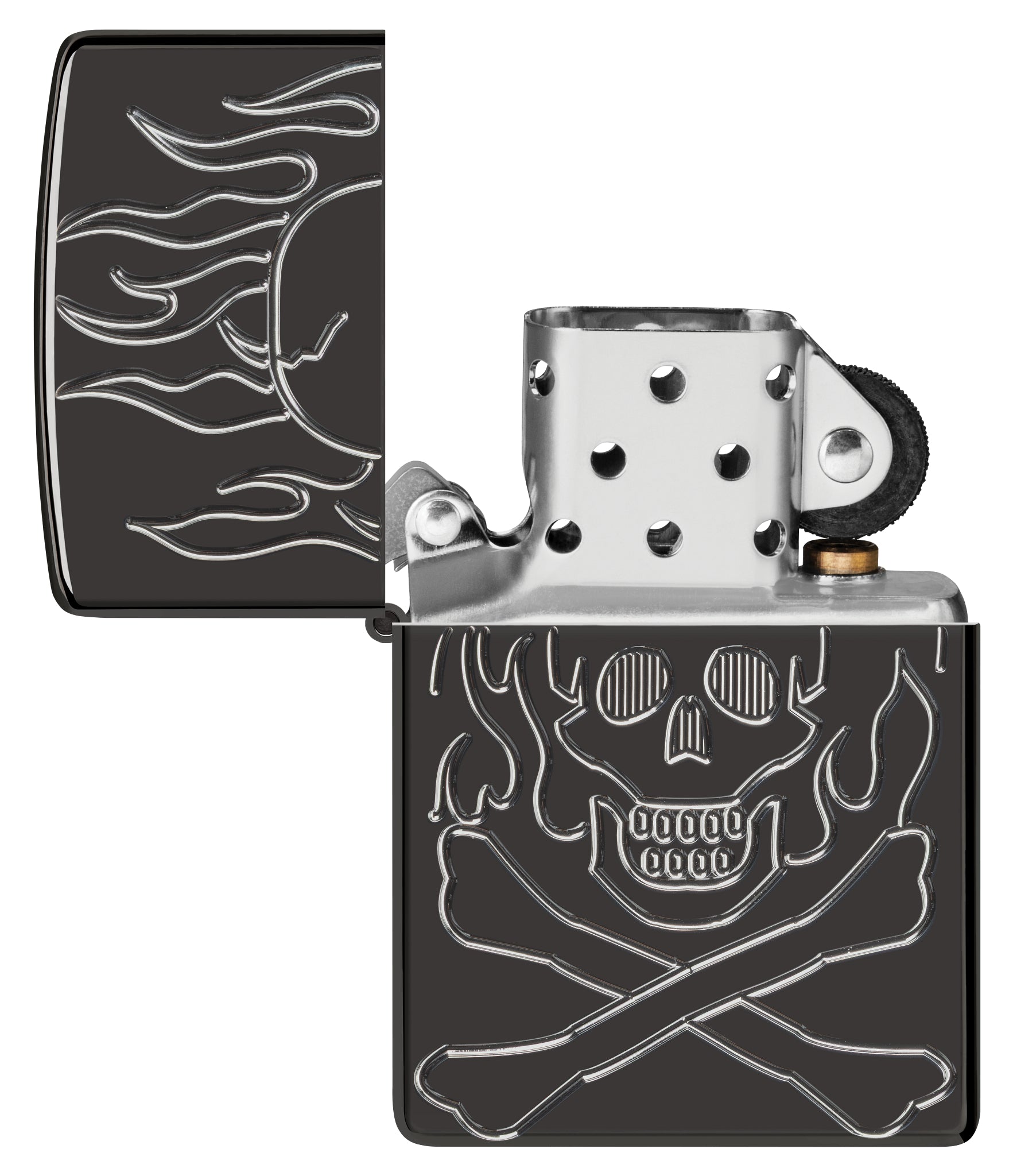 Flaming Skull Design