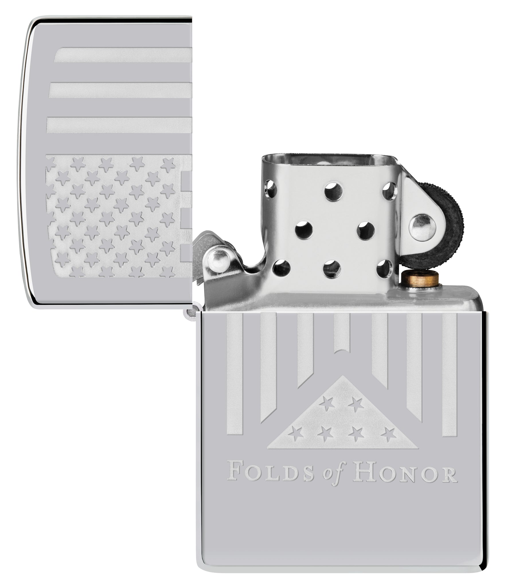 Folds of Honor Etched Flag Design