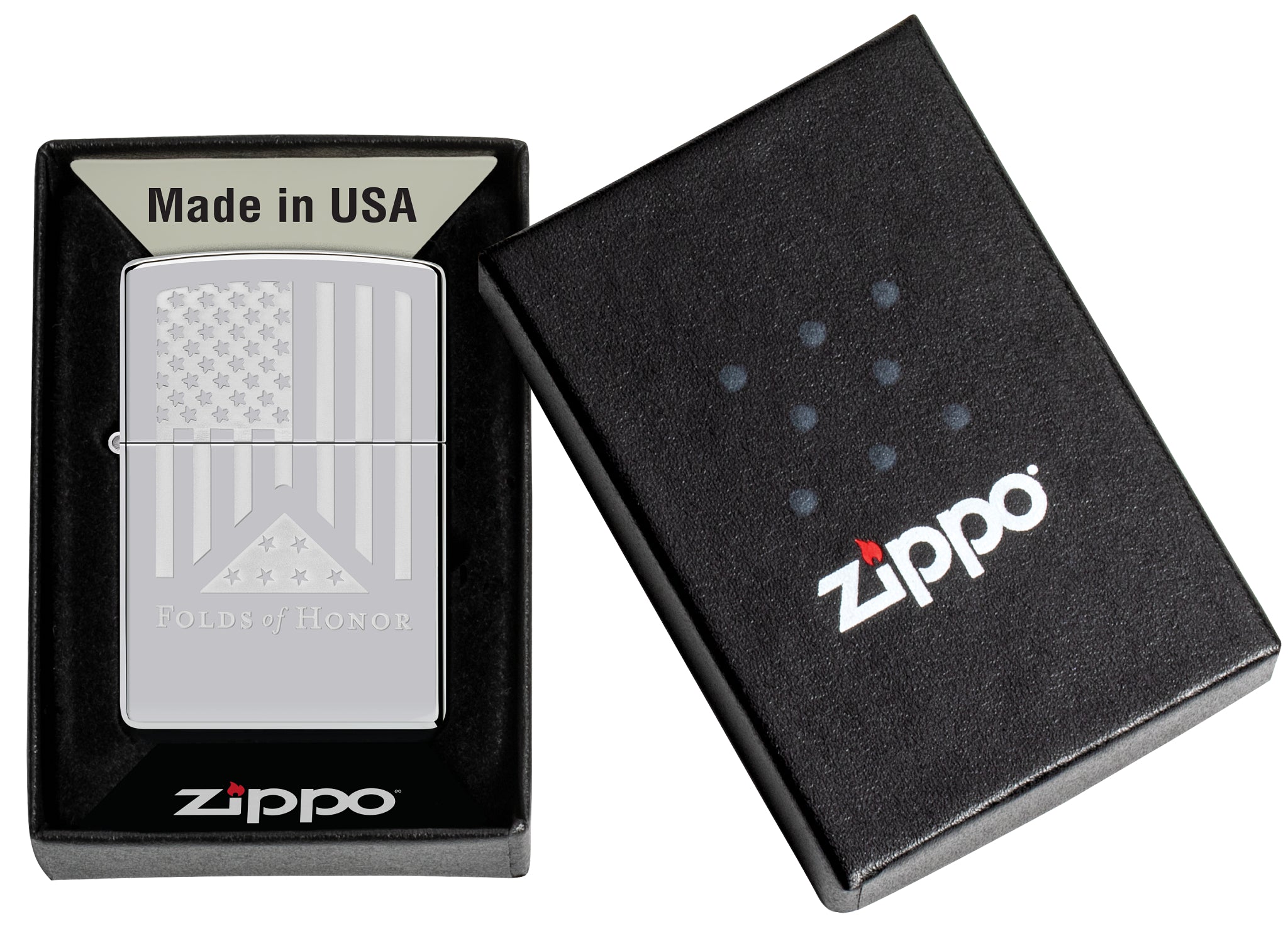 Folds of Honor Etched Flag Design
