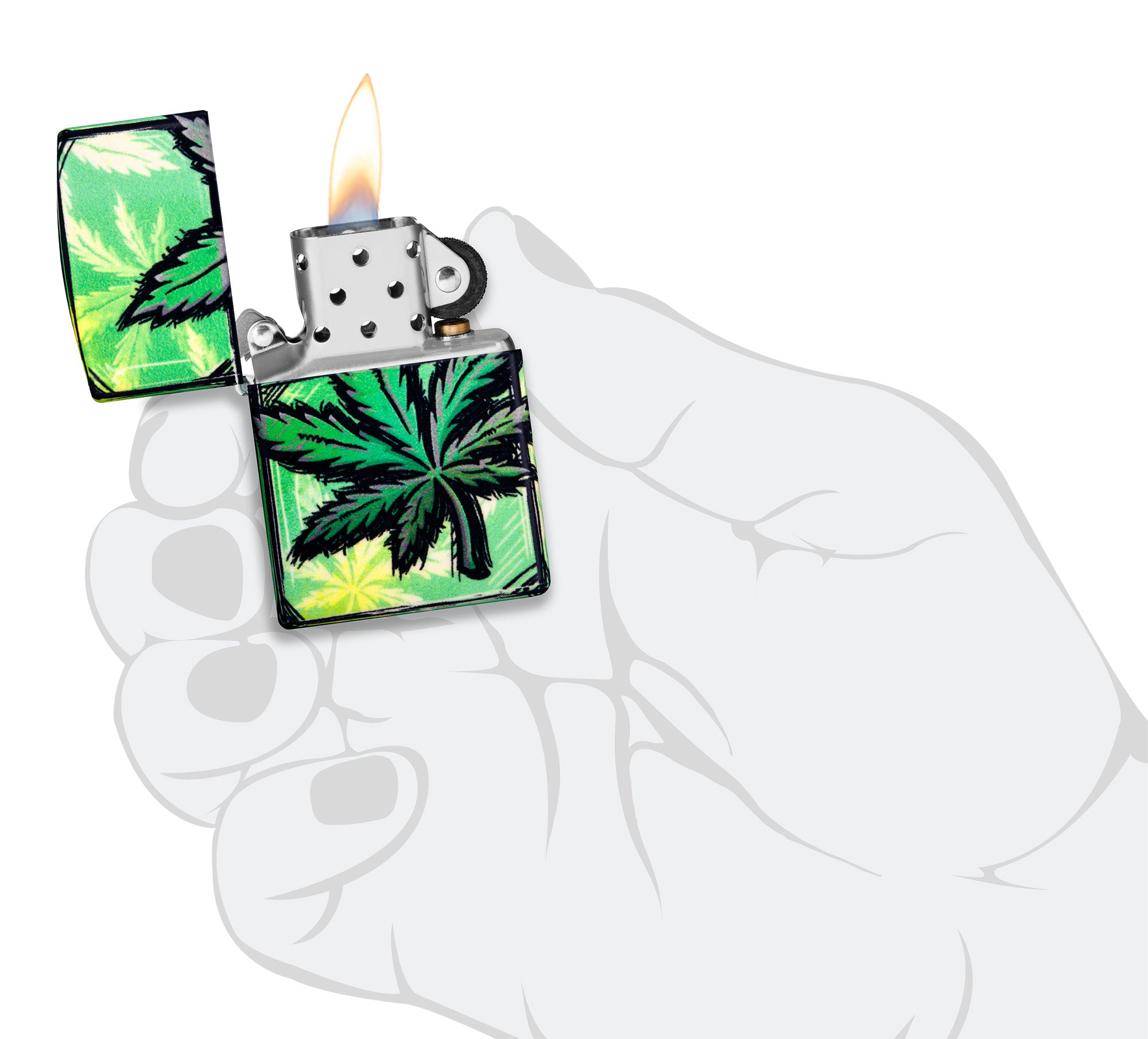 Glowing Leaves Design