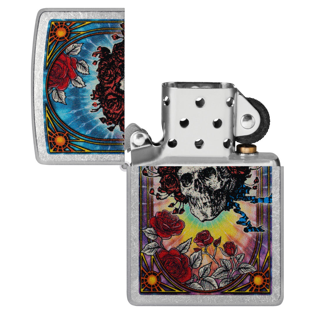 Grateful Dead Skull and Roses Design