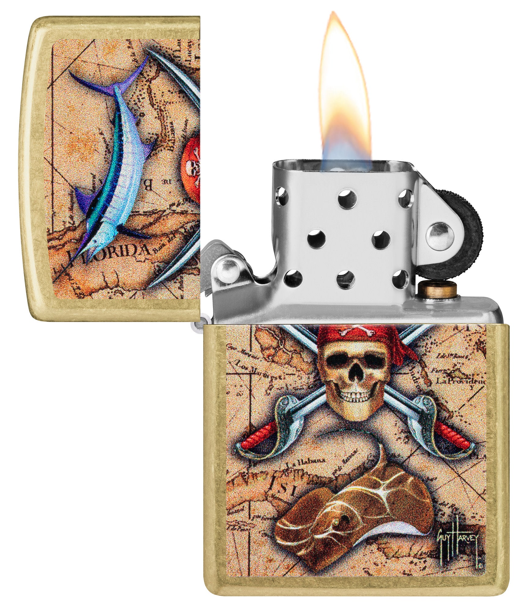 Guy Harvey Treasure Map Design