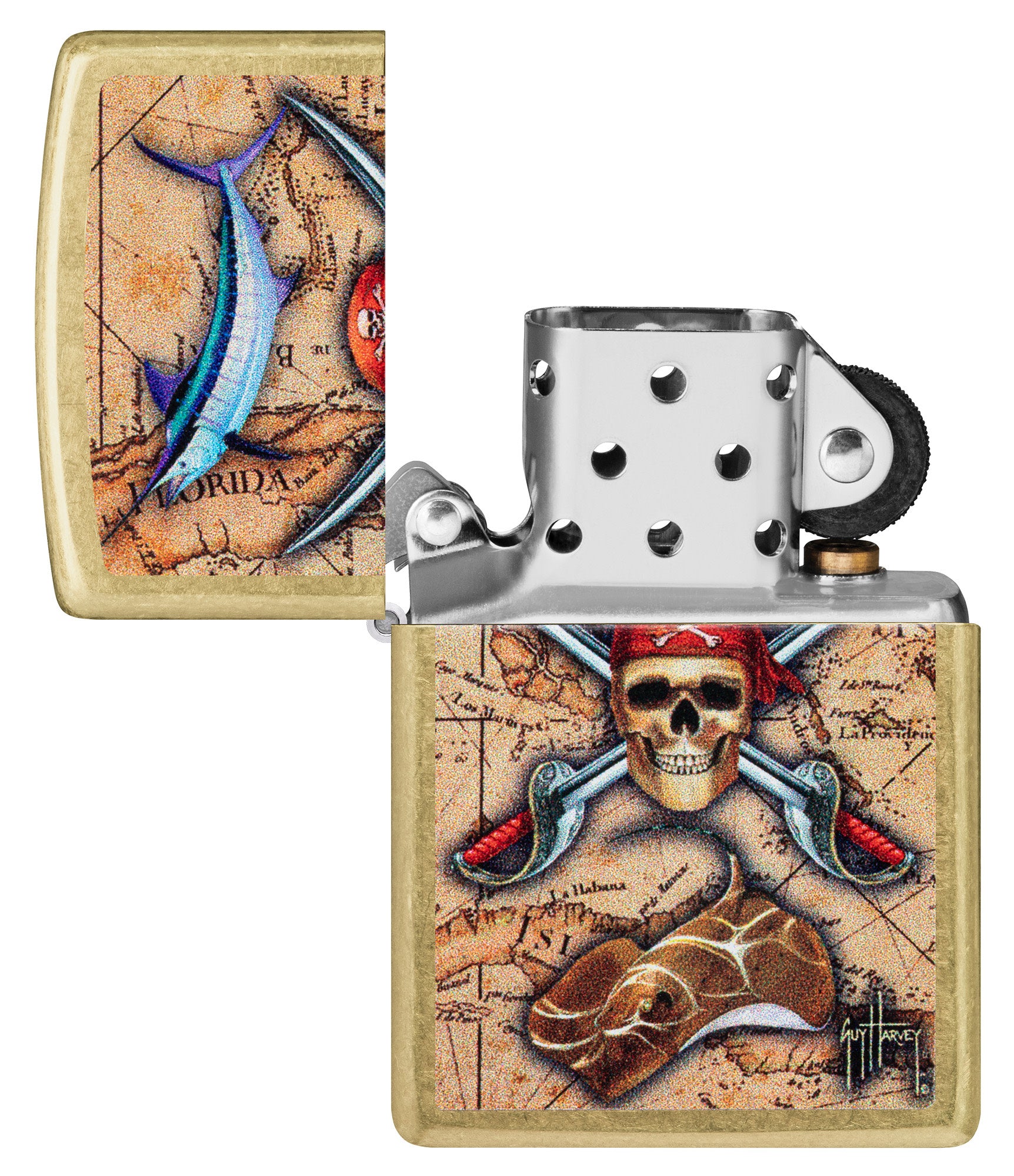 Guy Harvey Treasure Map Design