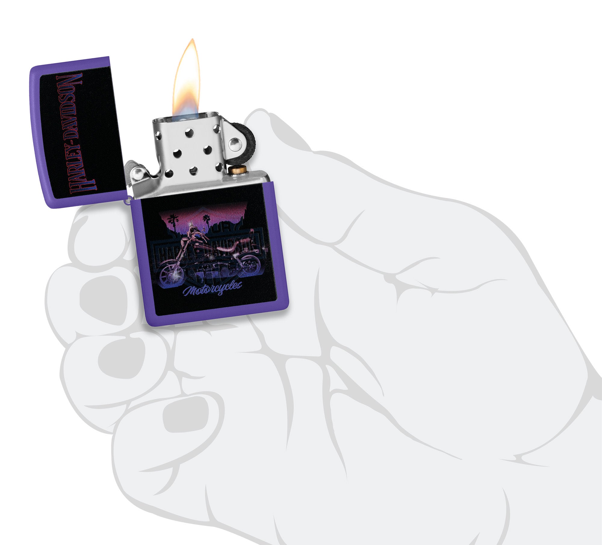 Harley-Davidson® Black Light Motorcycle Design