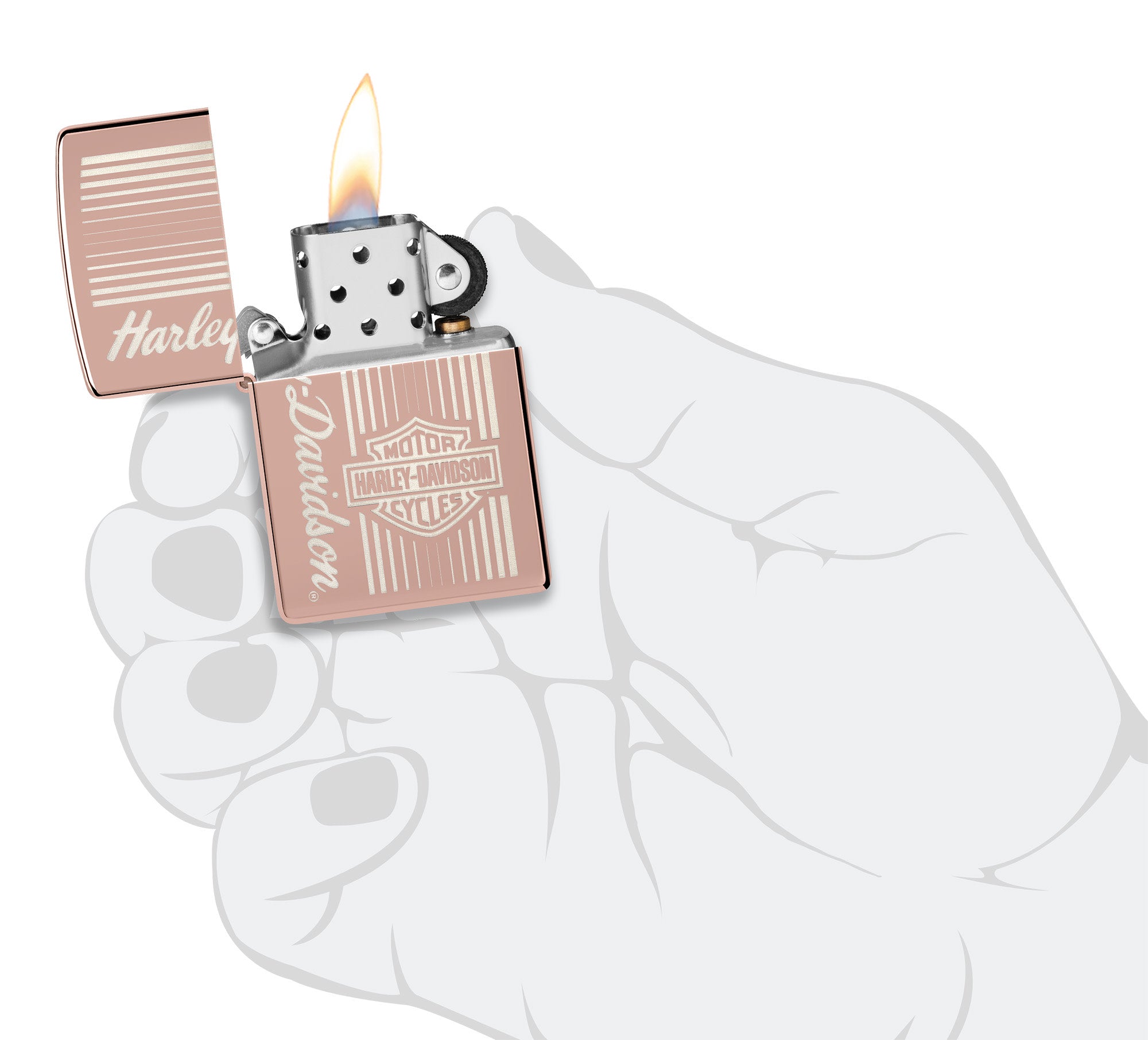 Harley-Davidson® Rose Gold Design