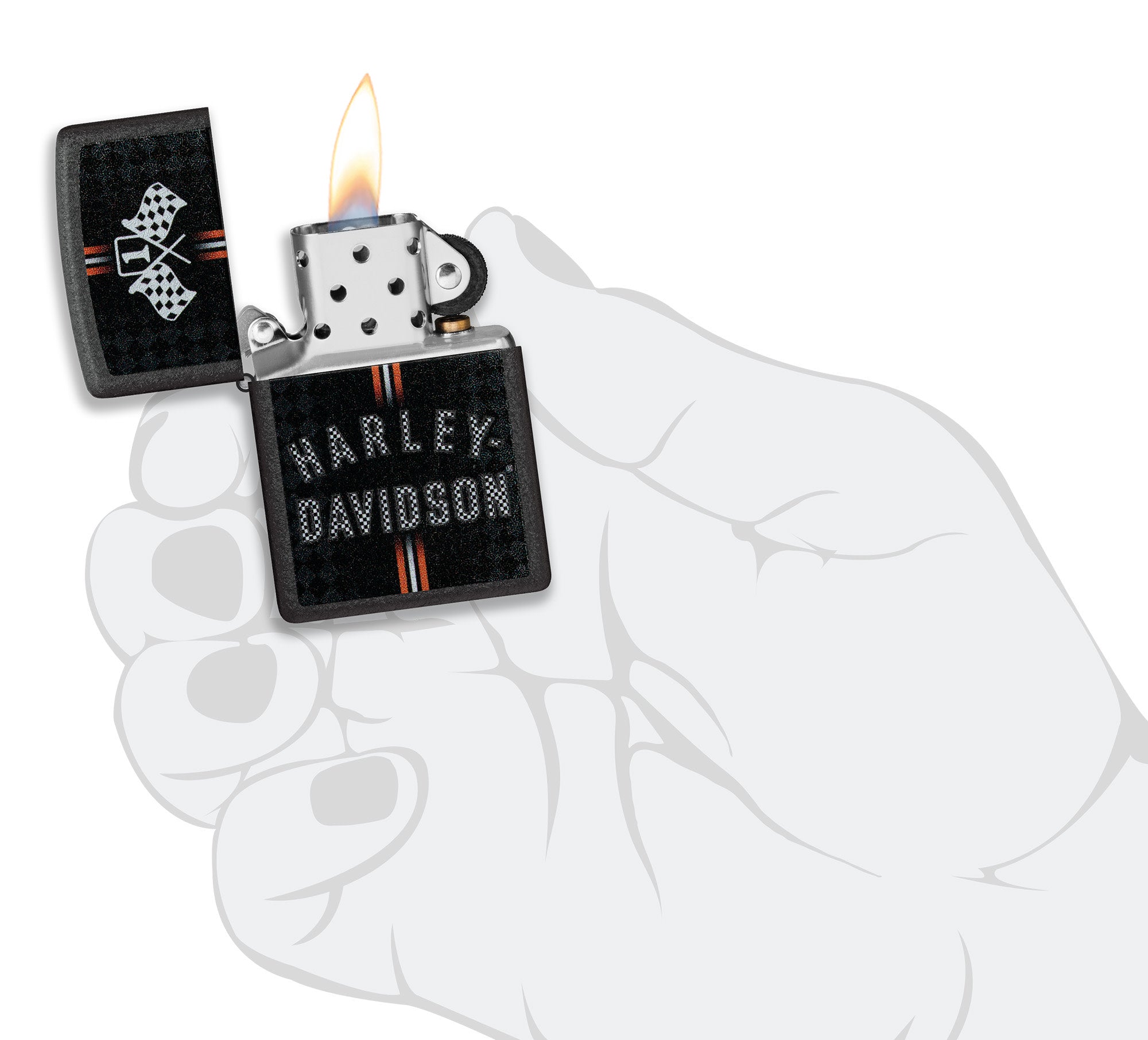 Harley-Davidson® Checkered Flags Design