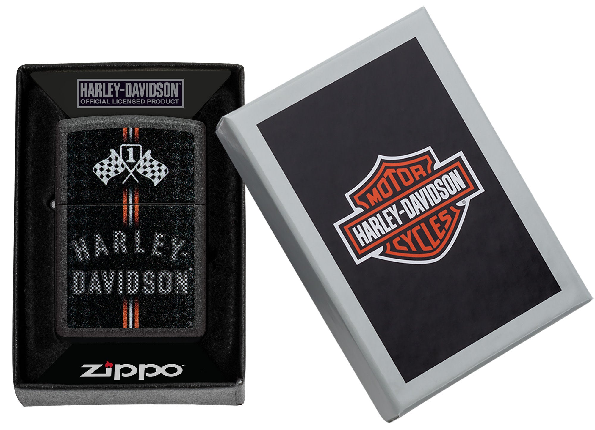 Harley-Davidson® Checkered Flags Design