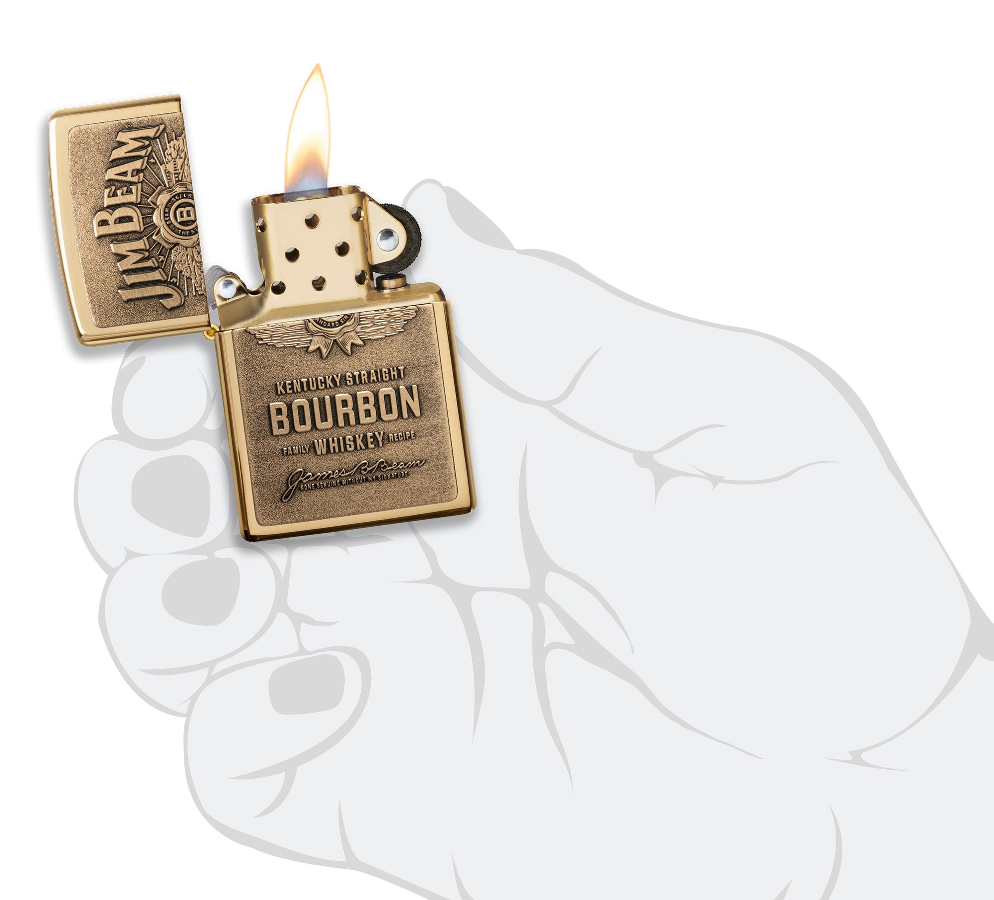 Jim Beam® Brass Emblem