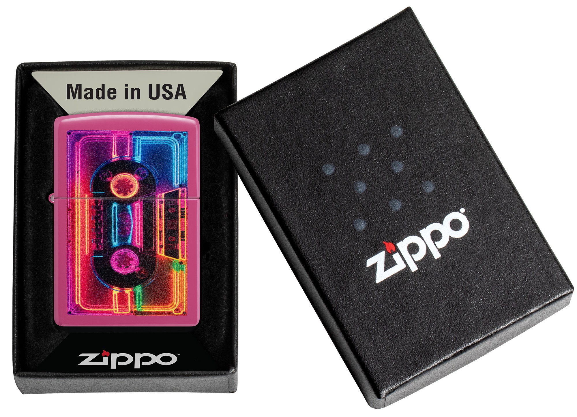 Neon Cassette Design