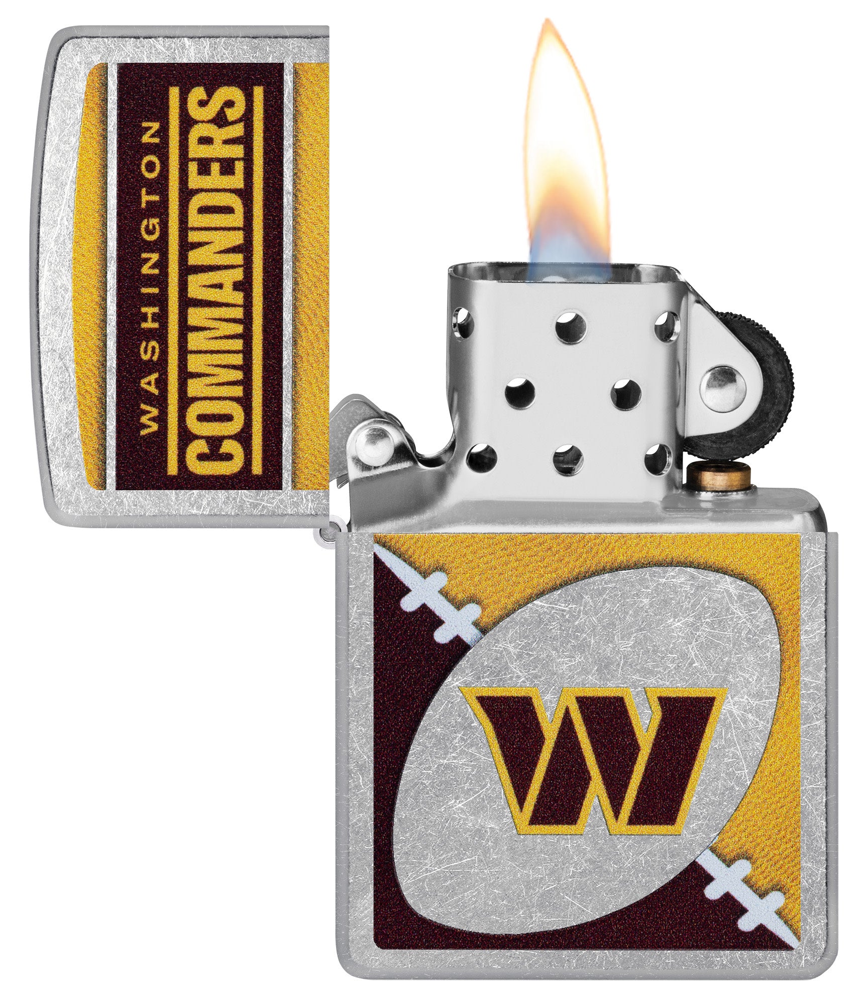 NFL Washington Commanders Chrome Logo Design