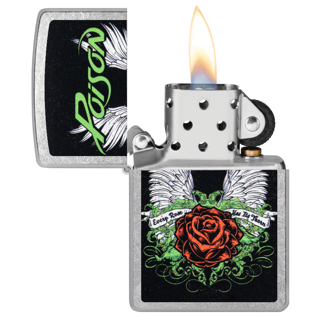 Poison Winged Rose Design