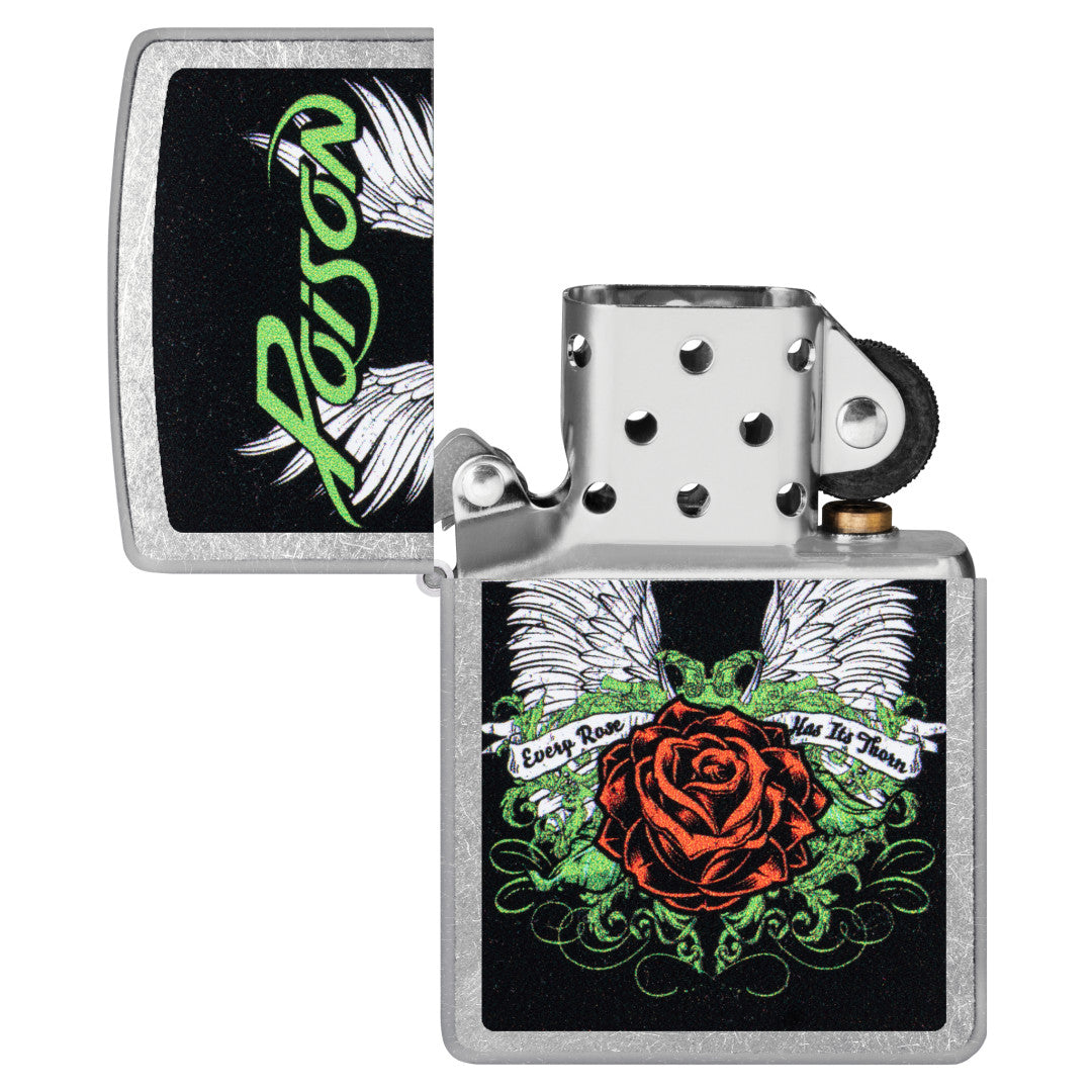 Poison Winged Rose Design