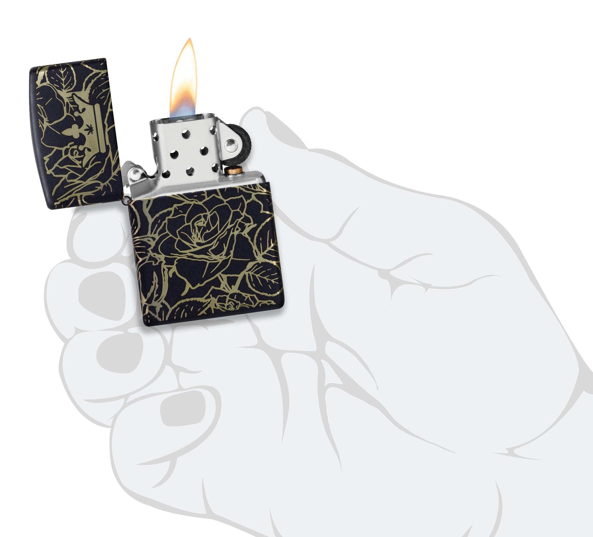 Queen of Bud Dark Roses Design