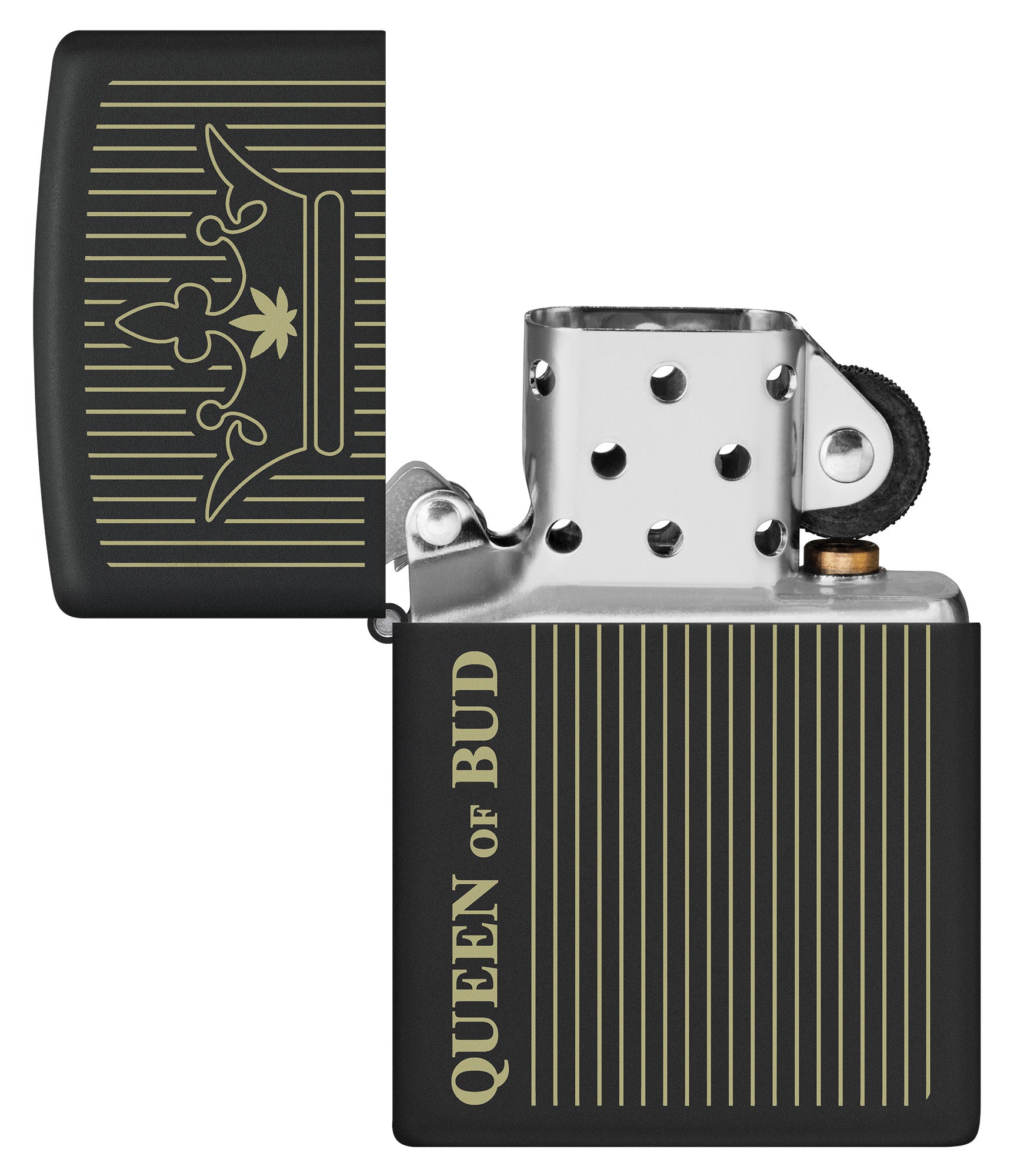 Queen of Bud Pinstripes Design