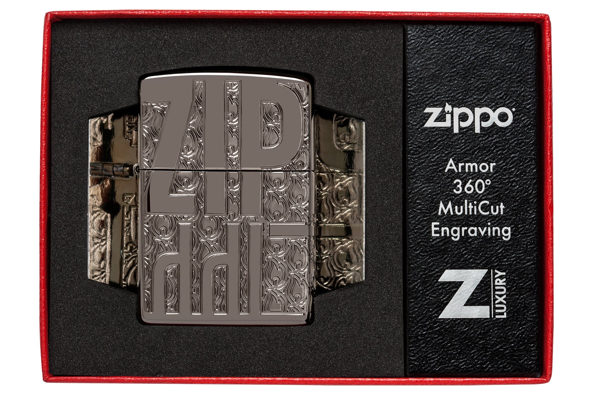 Reverse Carve Zippo Design