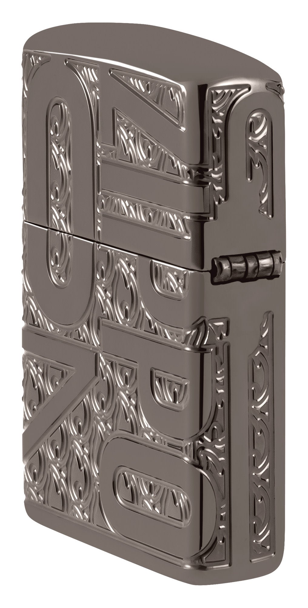 Reverse Carve Zippo Design