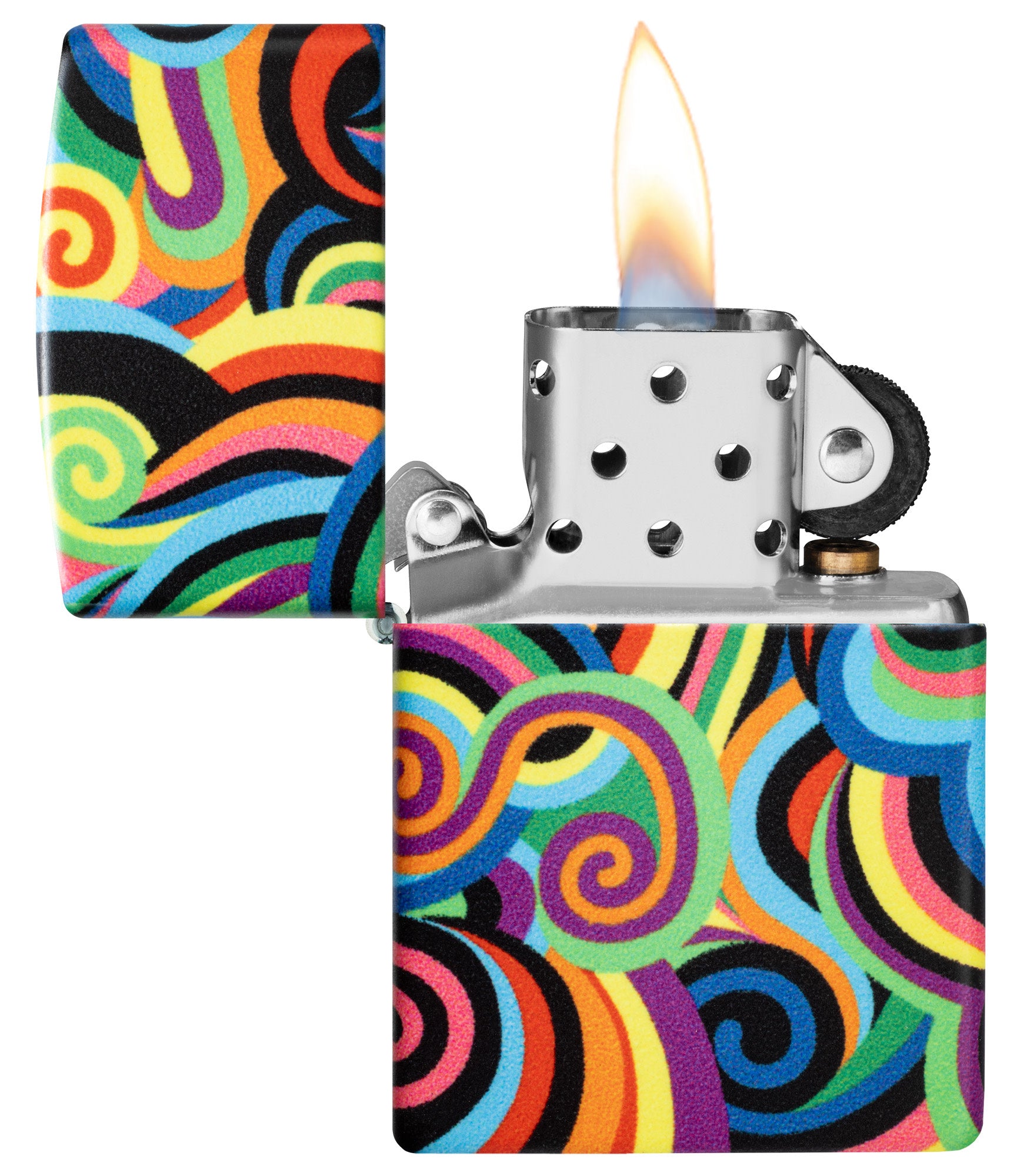 Rietveld Glowing Swirls Design