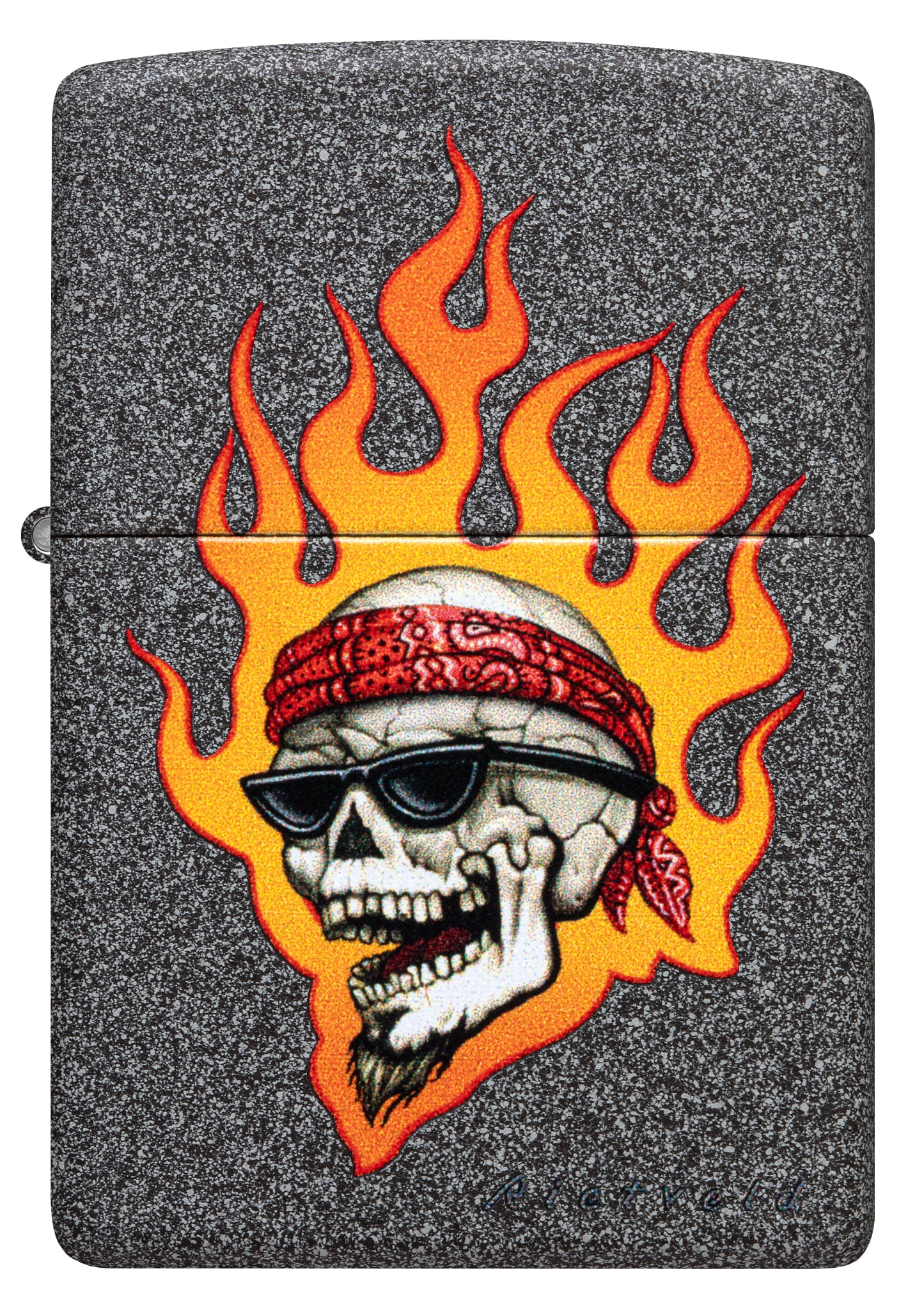 Rietveld® Flaming Skull Design
